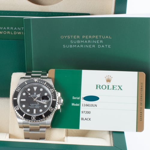 View in Box of Submariner Date
