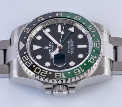 Crown Side Shot of GMT-Master II 'Sprite'