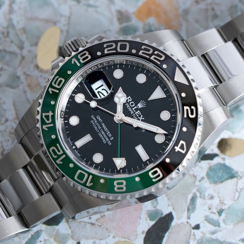 Stylied photo of  of GMT-Master II 'Sprite'