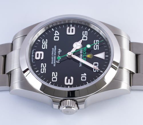 Crown Side Shot of Air-King 40MM
