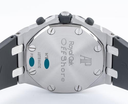 Caseback of Royal Oak Offshore Chronograph
