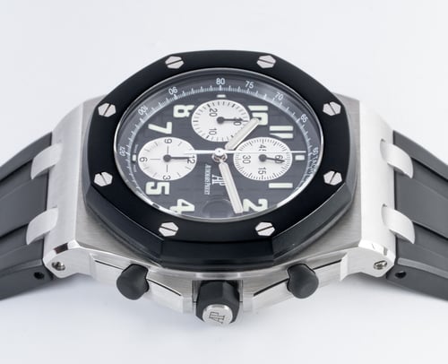 Crown Side Shot of Royal Oak Offshore Chronograph
