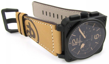 Front View of BR 03-94 Heritage Chronograph
