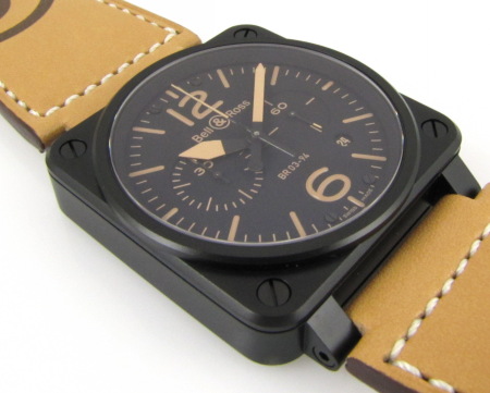 9' Side Shot of BR 03-94 Heritage Chronograph
