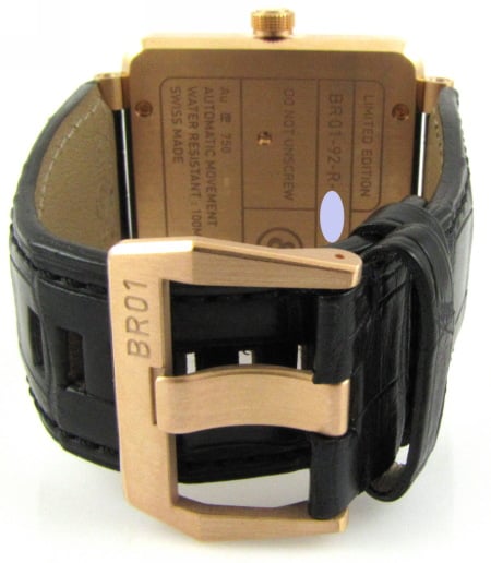 Rear / Band View of BR 01-92 Gold Ingot