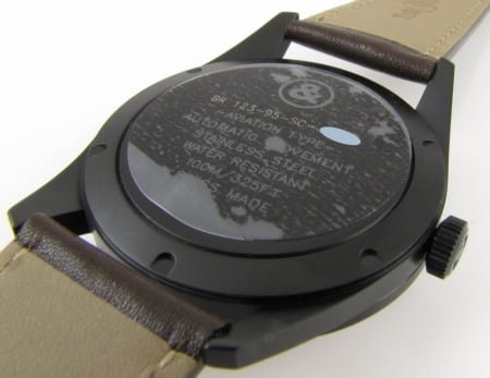 Caseback of Vintage Carbon