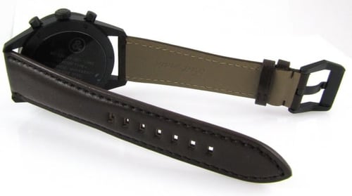 Rear / Band View of Vintage Carbon Chronograph