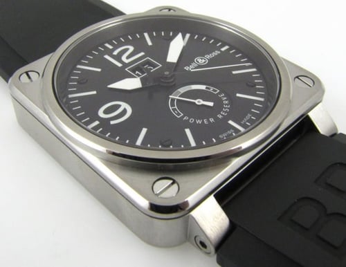 9' Side Shot of BR 03-90 Big Date Power Reserve