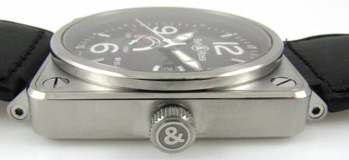 Crown Side Shot of BR 01-97 Power Reserve