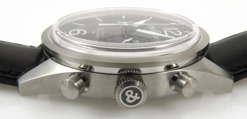 Crown Side Shot of Vintage Original Chronograph