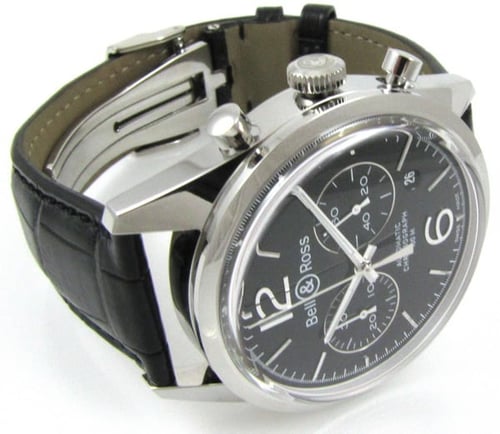 Front View of Vintage Officer Chronograph