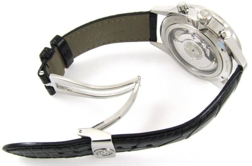 Open Clasp Shot of Vintage Officer Chronograph