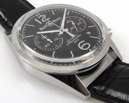 9' Side Shot of Vintage Officer Chronograph
