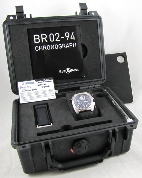 Box / Paper shot of BR 02-94 Marine Chronograph