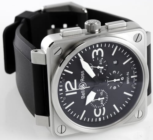 Front View of BR 01-94 Chronograph