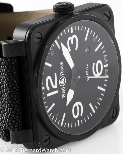 Dial Shot of BR 03-92 Carbon