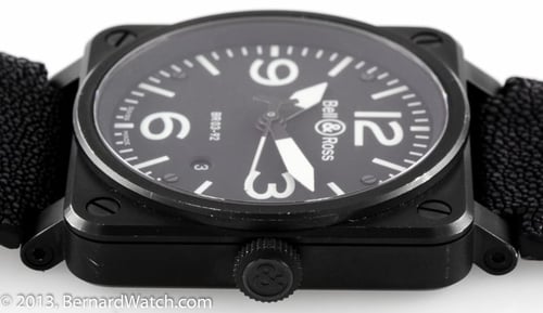 Crown Side Shot of BR 03-92 Carbon