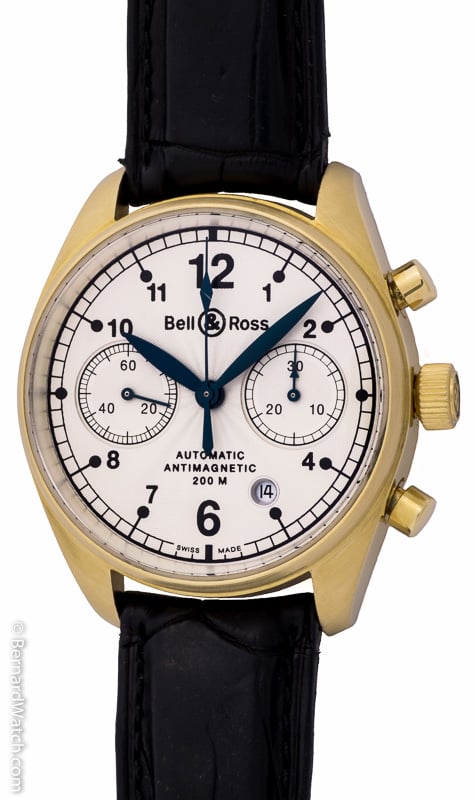 Bell & Ross Vintage123YGB 金無垢18K ベル＆ロス 】一生付き合える、資産価値としての金無垢ウォッチが登場