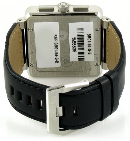 Rear / Band View of BR 01-94 Chronograph
