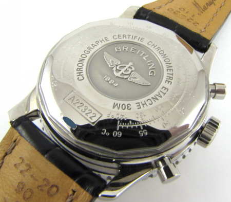 Caseback of Navitimer Cosmonaute
