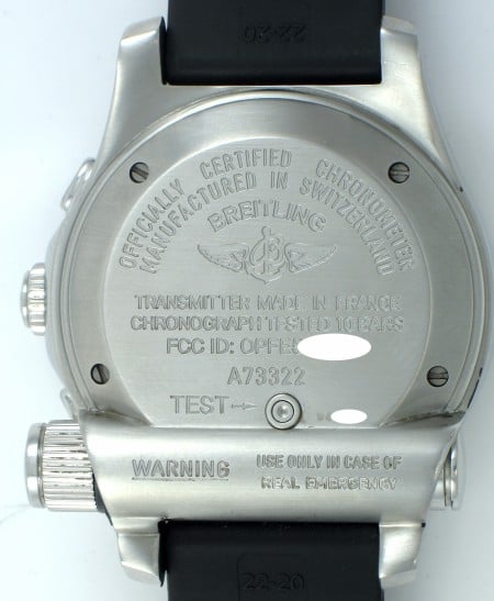 Caseback of Emergency Mission
