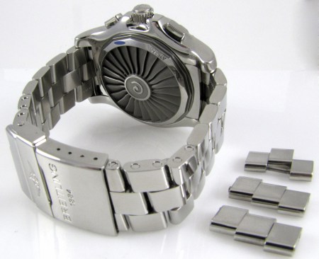 Rear / Band View of Airwolf Professional Chronograph