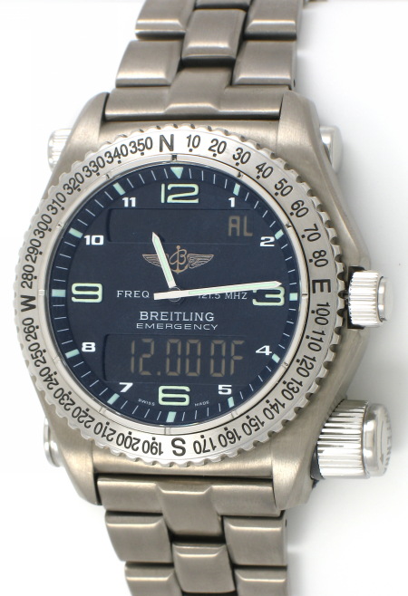Breitling - Emergency : E56121.1 : SOLD OUT : charcoal dial on
