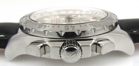Crown Side Shot of Skyracer Chronograph