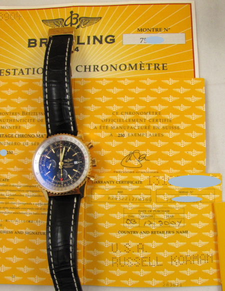Paper shot of Navitimer World