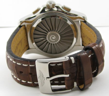 Rear / Band View of Airwolf Professional Chronograph