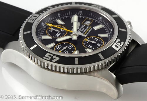 9' Side Shot of SuperOcean Chronograph