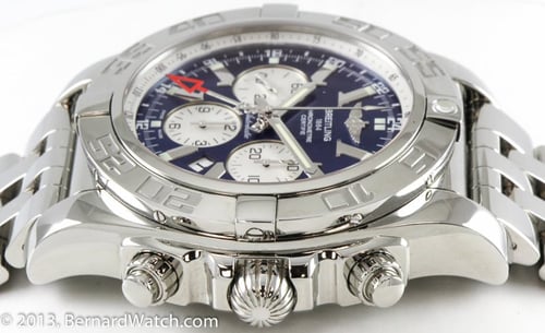 Crown Side Shot of Chronomat B04 GMT