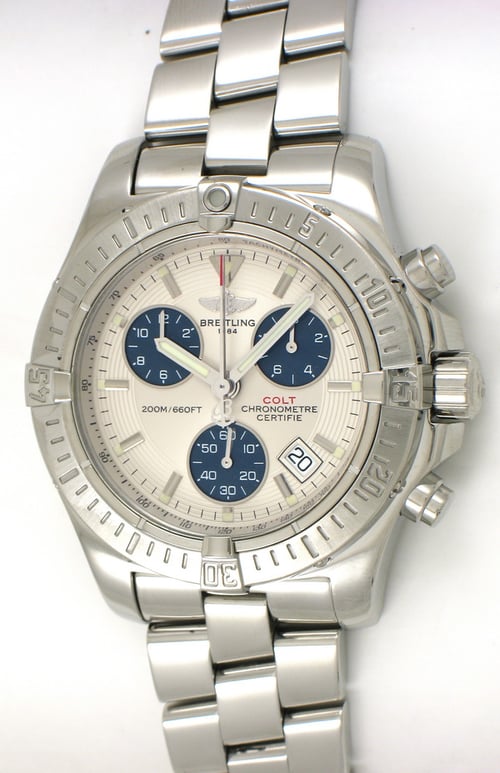 Breitling Colt Chrono A73380 - SOLD OUT - Silver Dial, Steel