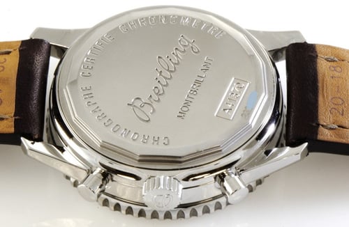Caseback of Navitimer Montbrillant