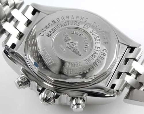 Caseback of Chronomat Evolution