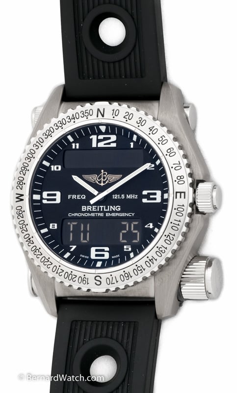 ブライトリバー Breitling - Emergency : E76321 : SOLD OUT : black dial on Ocean