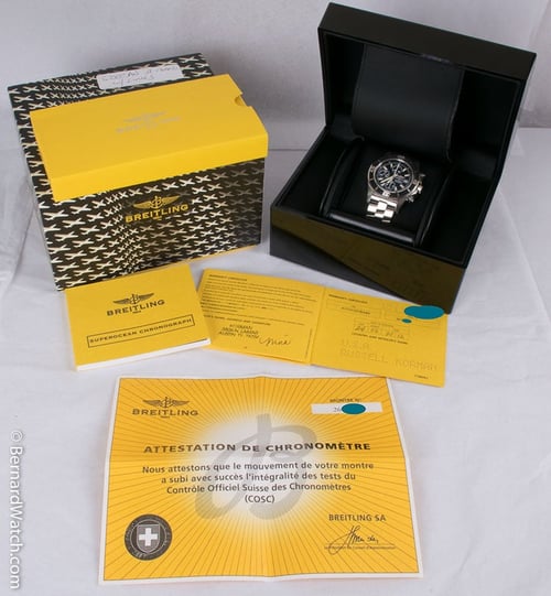 Box / Paper shot of SuperOcean Chronograph