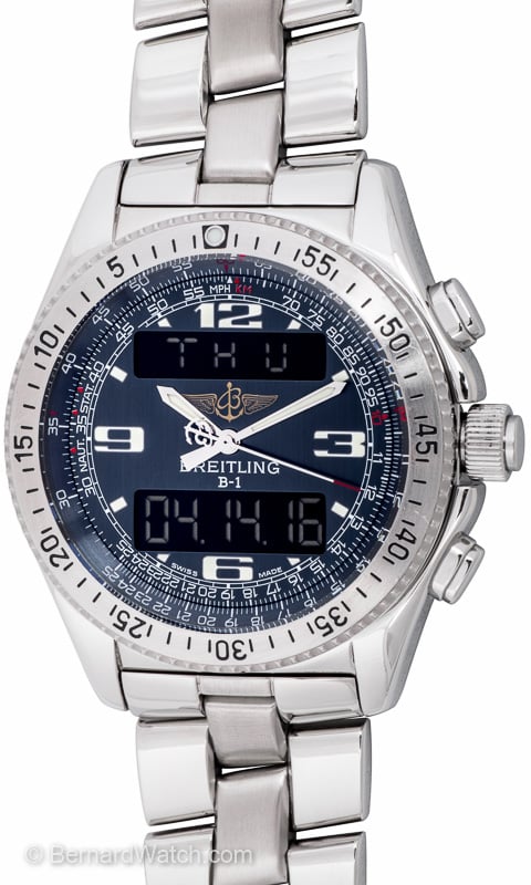 Breitling - B-1 : A68062 : SOLD OUT : slate grey dial on Fighter