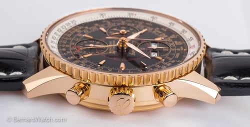 Crown Side Shot of Navitimer Montbrillant Datora