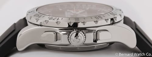 Crown Side Shot of Airwolf Professional Chronograph