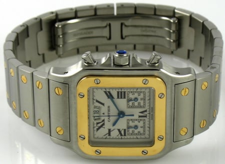Front View of Santos Chronograph