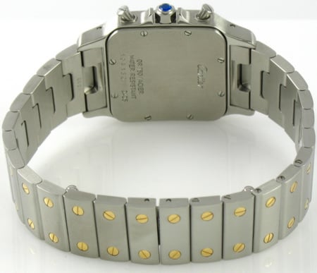 Rear / Band View of Santos Chronograph