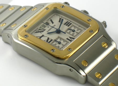 9' Side Shot of Santos Chronograph