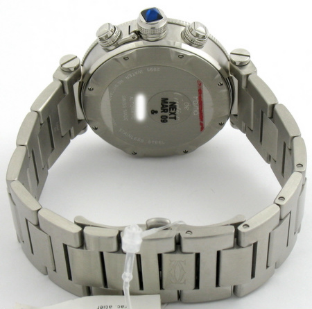 Rear / Band View of Pasha Seatimer Chronograph