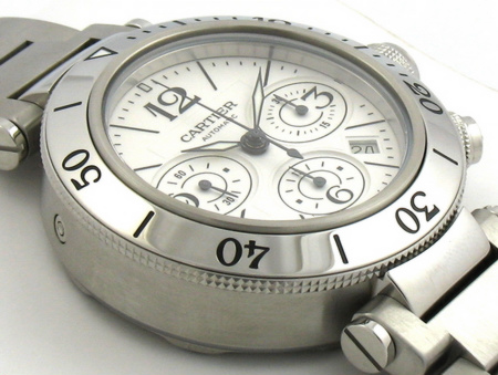9' Side Shot of Pasha Seatimer Chronograph