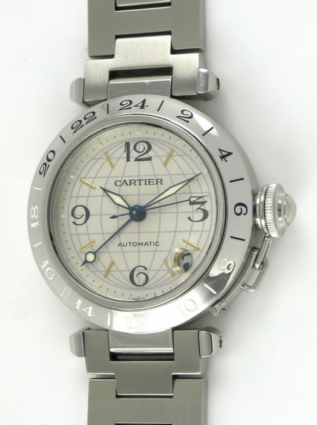 Cartier - Pasha C GMT W31029M7