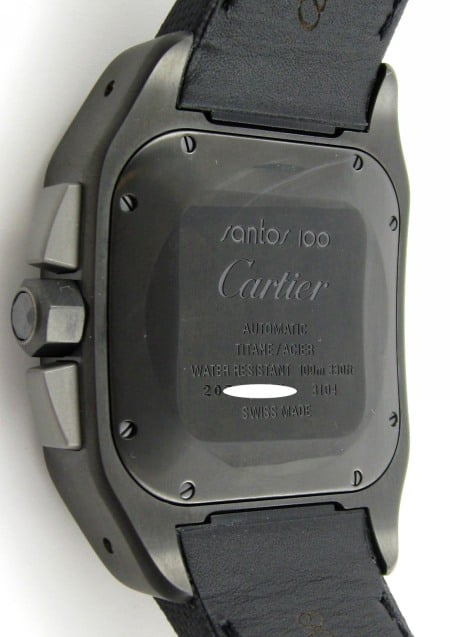 Rear / Band View of Santos 100 Chronograph