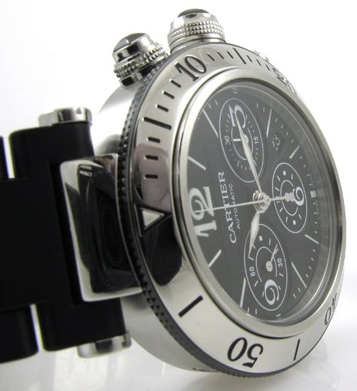 Dial Shot of Pasha Seatimer Chronograph