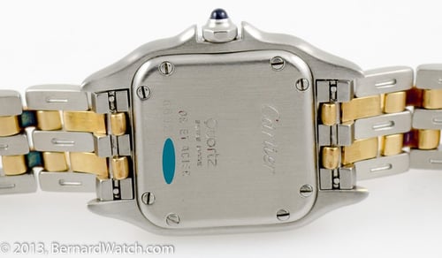 Caseback of Ladies Panther