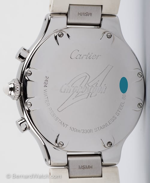 Caseback of Must 21 Chronoscaph